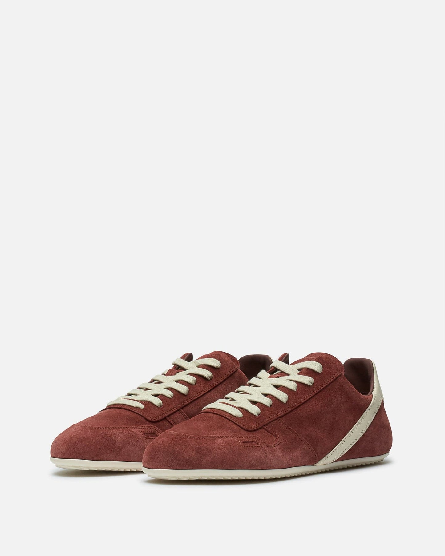 Rick Owens Men's Sneakers Minimal Sneak in Rosewood/Milk