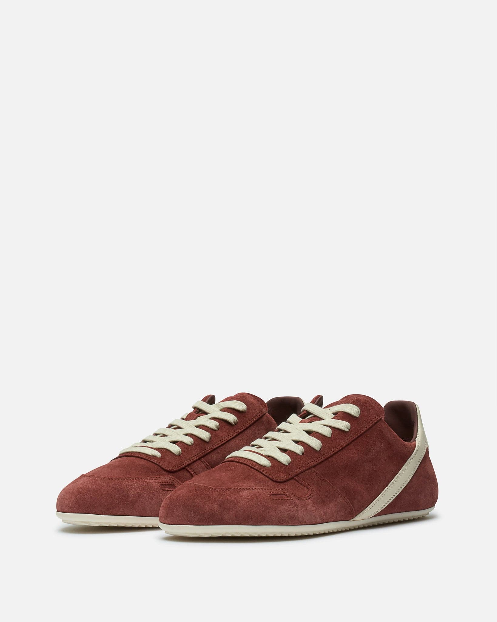Rick Owens Men's Sneakers Minimal Sneak in Rosewood/Milk