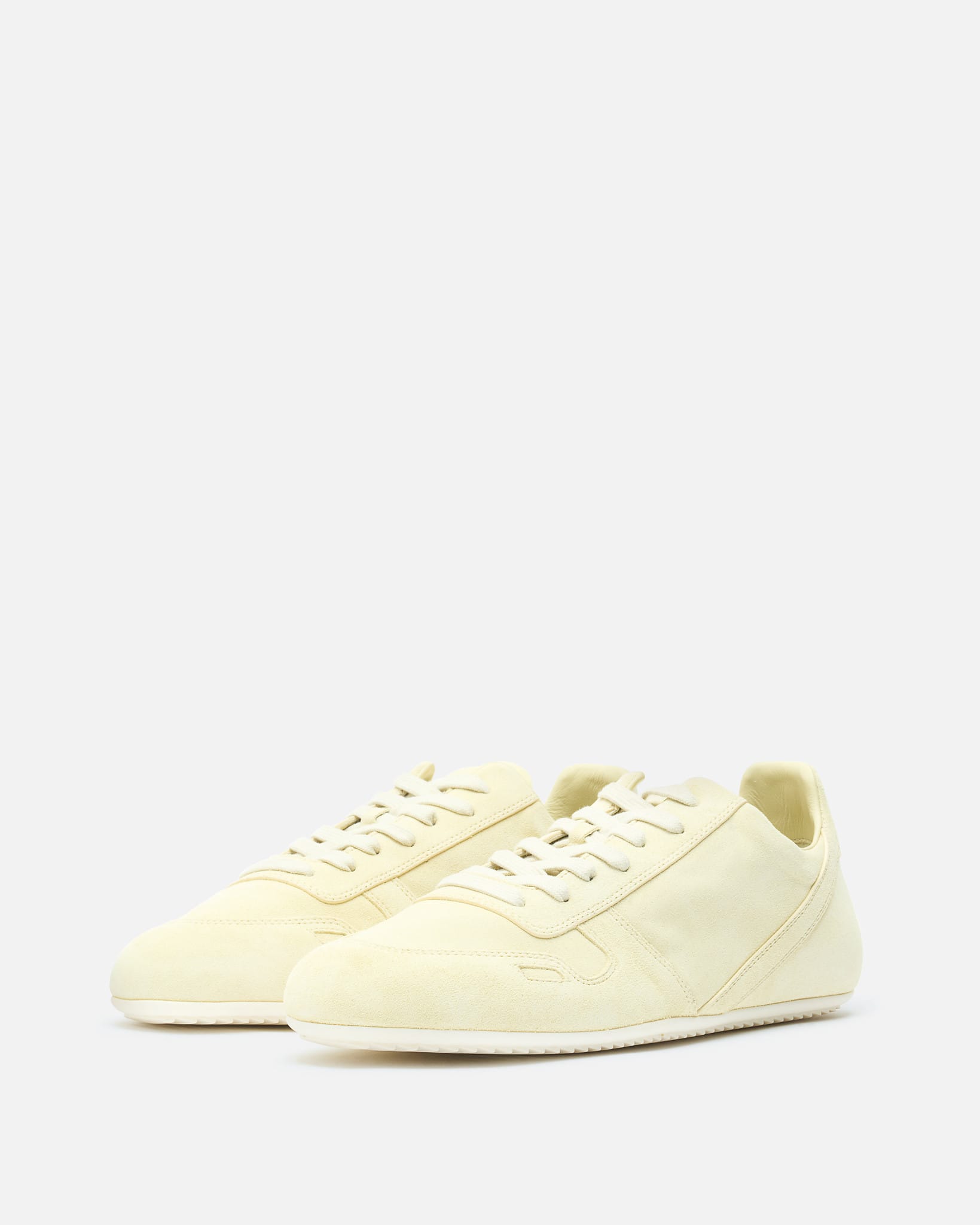 Rick Owens Men's Sneakers Minimal Sneakers in Butter/Milk