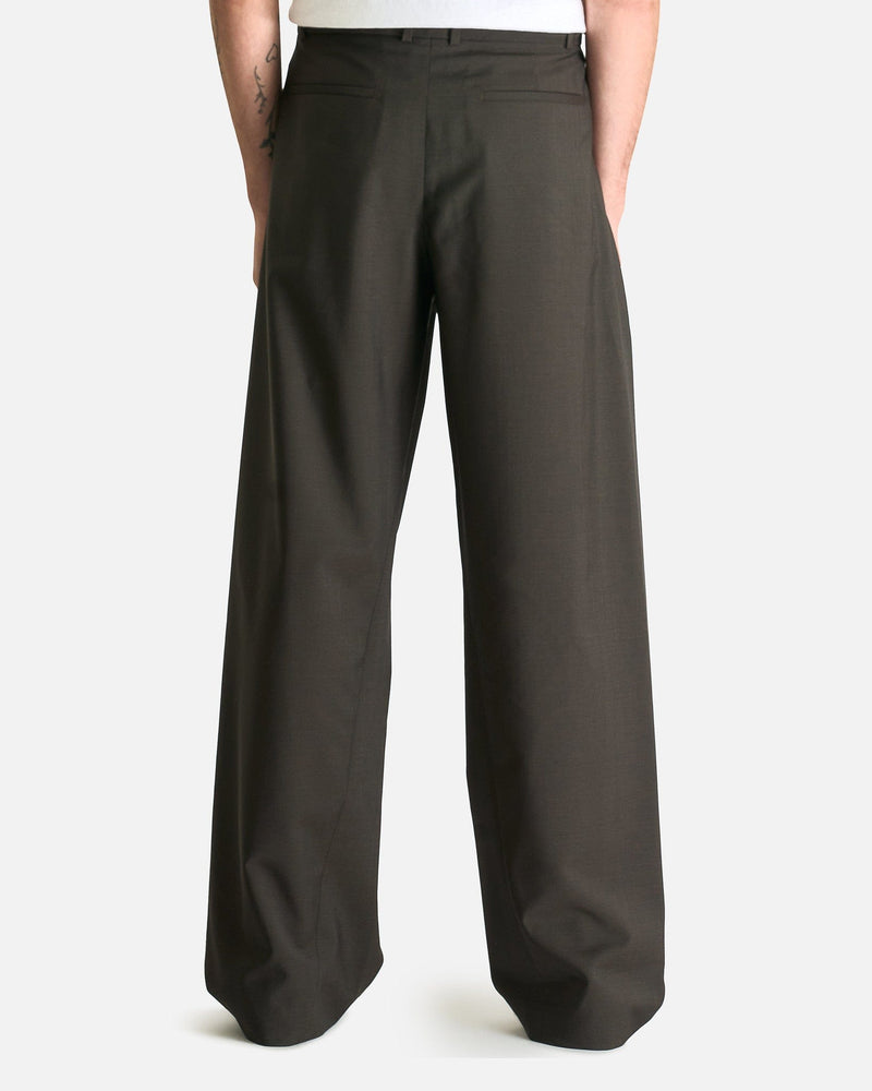 The Row Men's Pants Mista Pant in Dark Brown