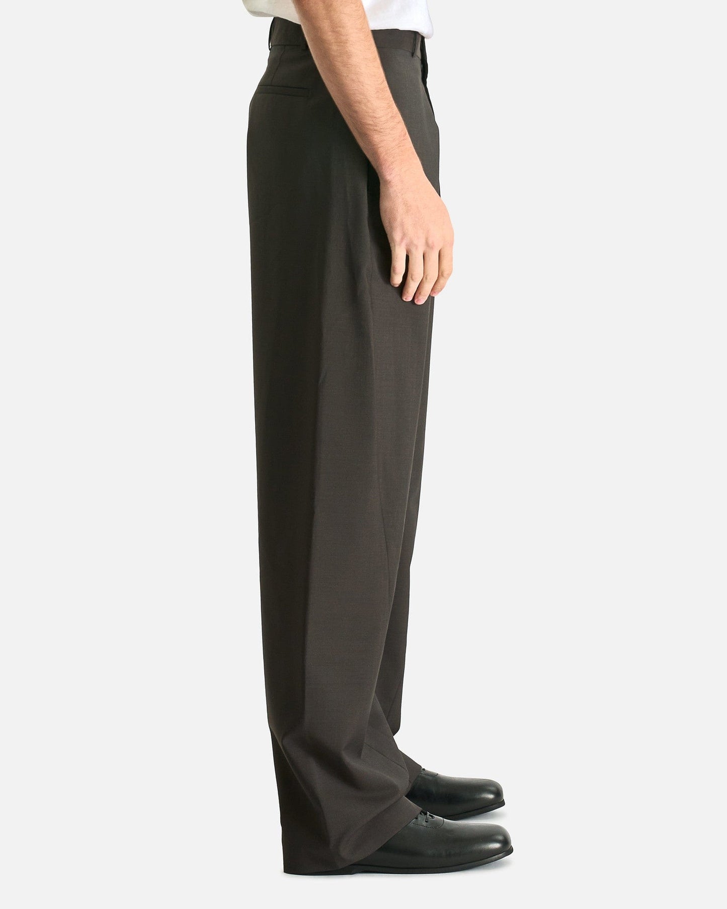 The Row Men's Pants Mista Pant in Dark Brown