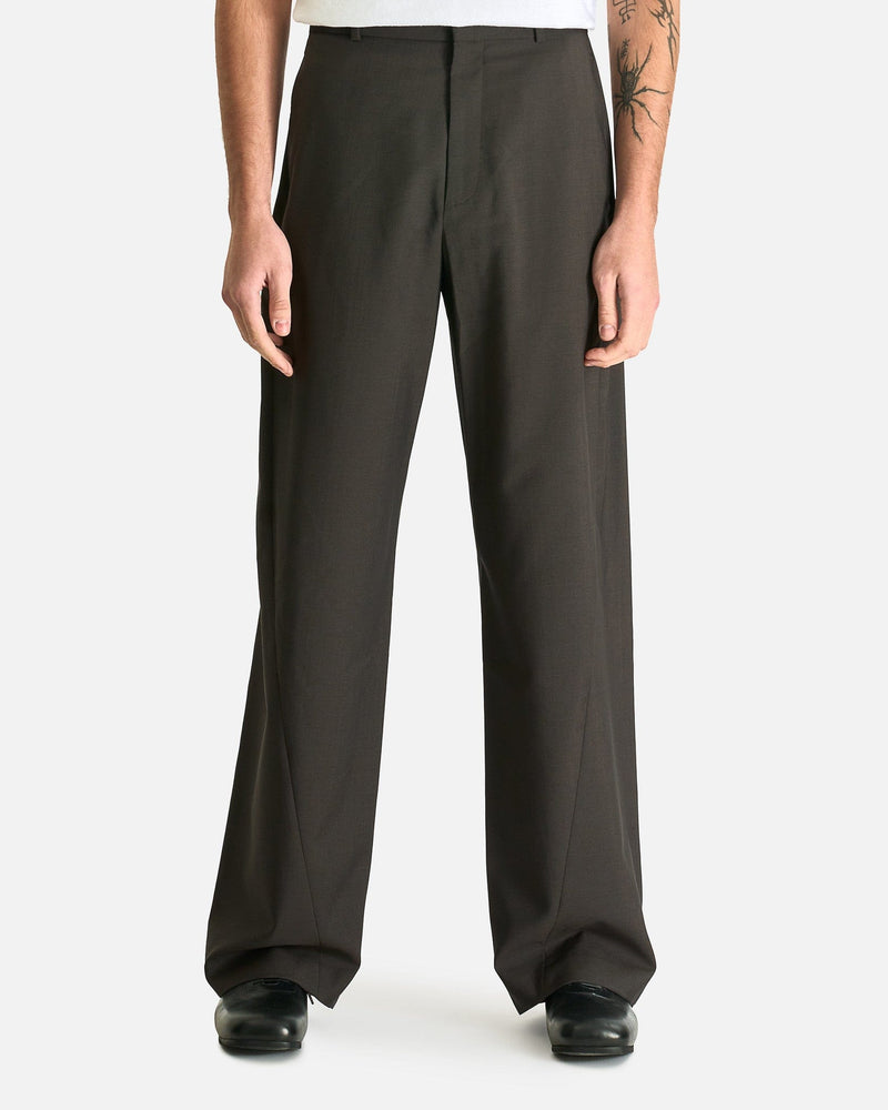 The Row Men's Pants Mista Pant in Dark Brown