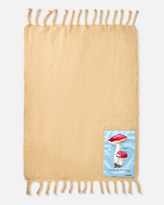 Jil Sander Scarves O/S Mohair Blanket+Patch in Sand