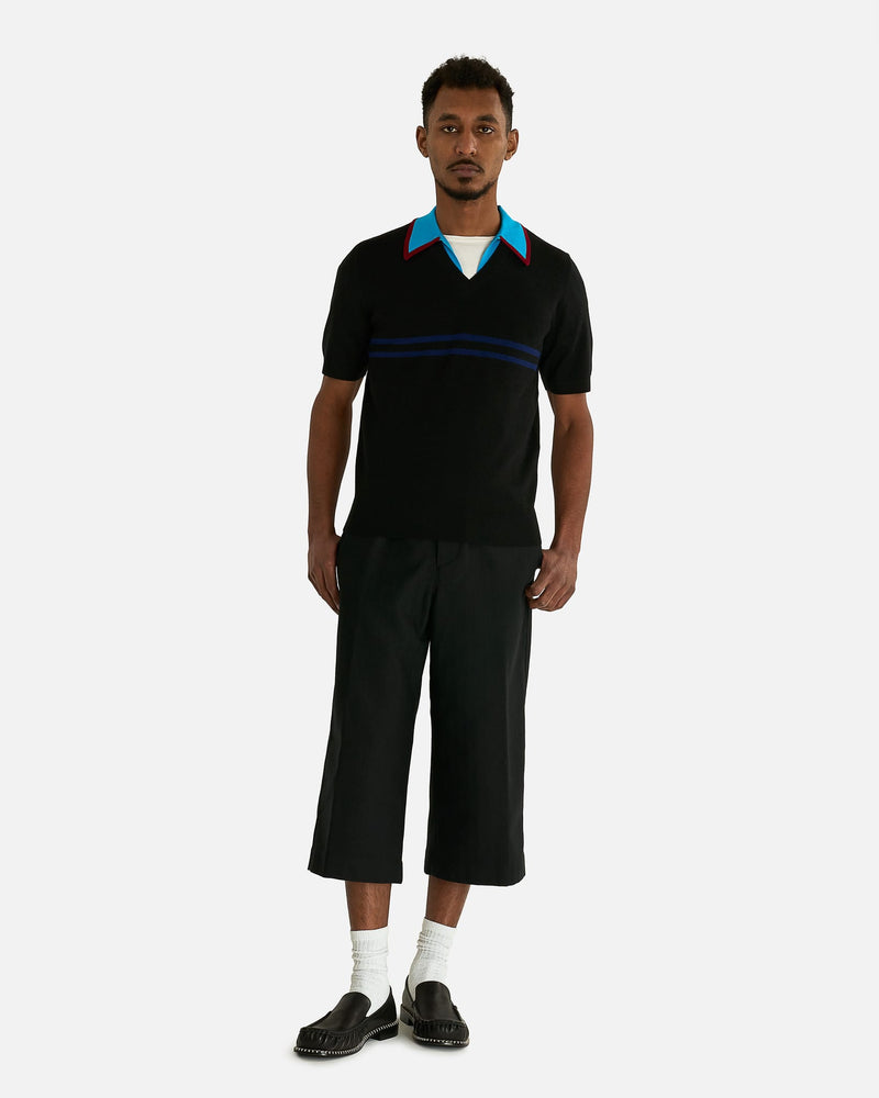 Dries Van Noten Men's Shirts Molar MK Polo in Black