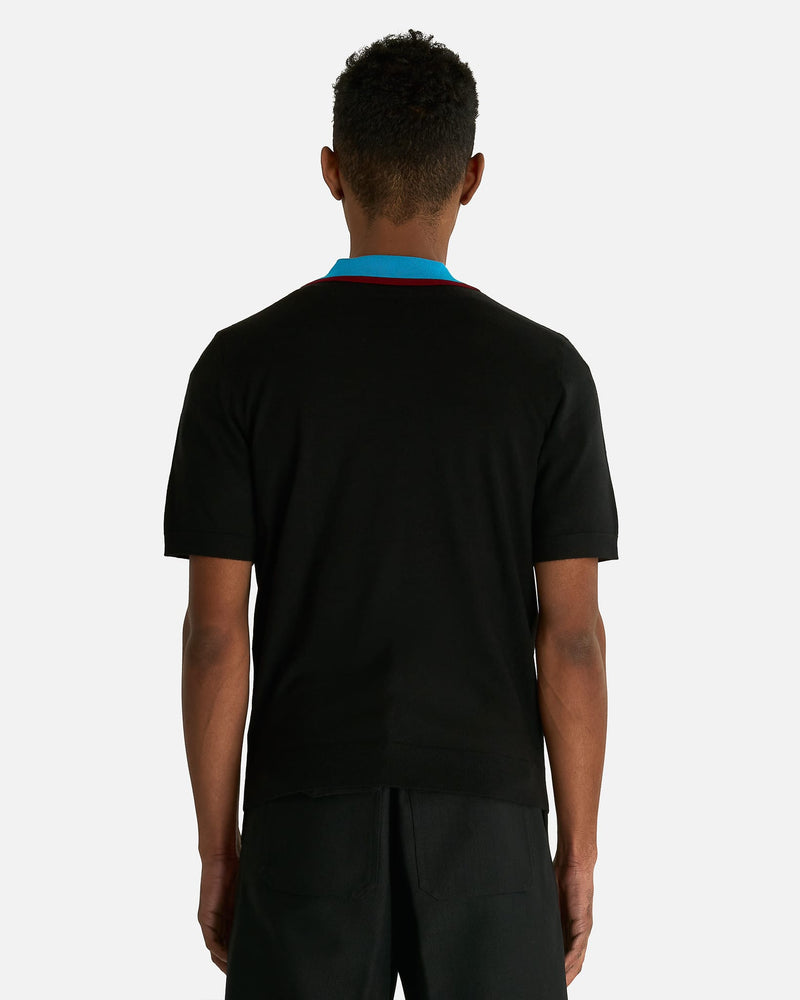 Dries Van Noten Men's Shirts Molar MK Polo in Black