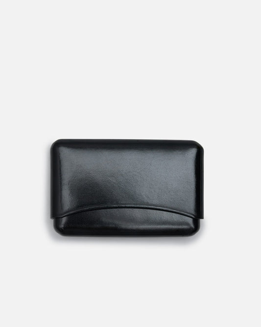 LEMAIRE Leather Goods OS Molded Card Holder in Black