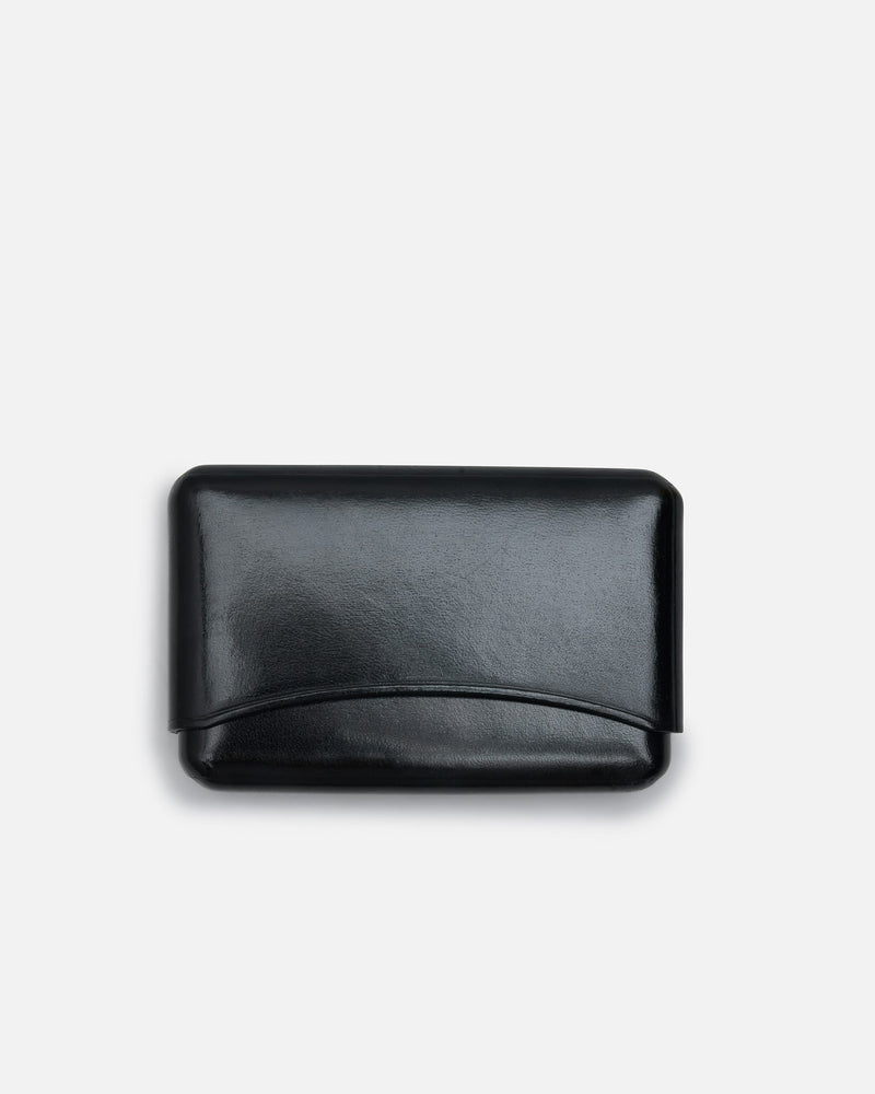 LEMAIRE Leather Goods OS Molded Card Holder in Black