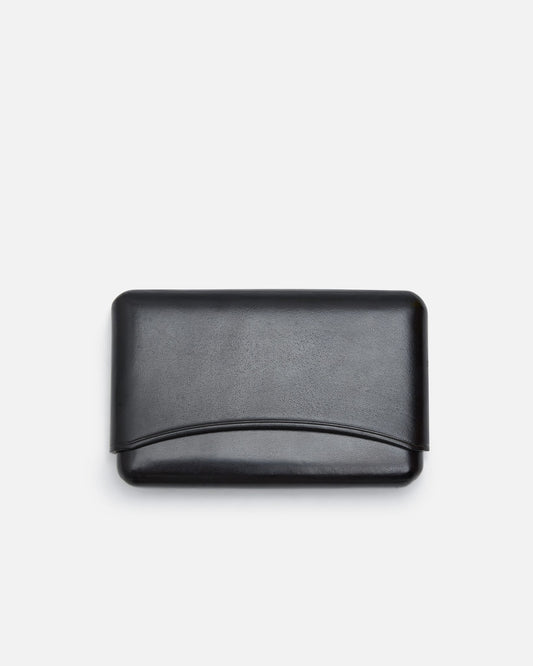 LEMAIRE Leather Goods OS Molded Card Holder in Ristretto