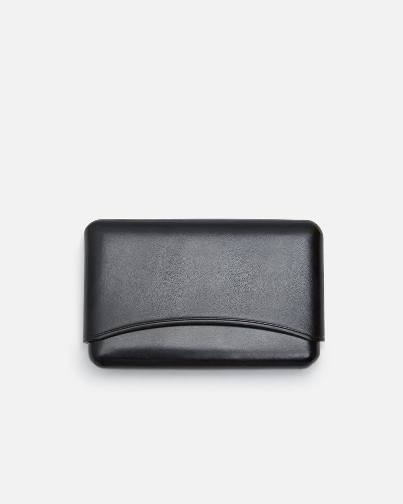 LEMAIRE Leather Goods OS Molded Card Holder in Ristretto