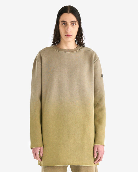 Rick Owens Men's Sweatshirts Monclear Subhuman Sweatshirt in Acid Degrade