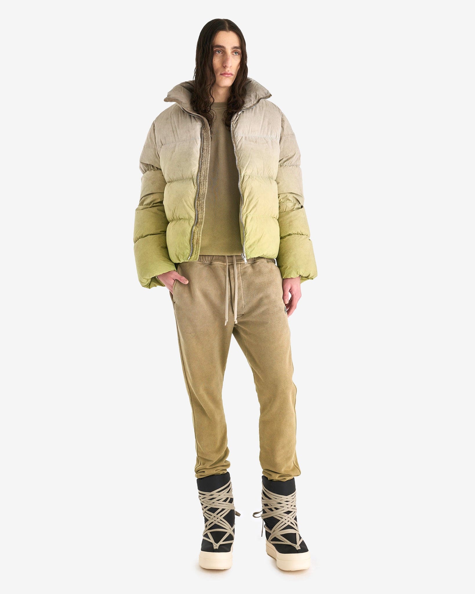Rick Owens Men's Jackets Moncler Cyclopic Jacket in Acid Degrade