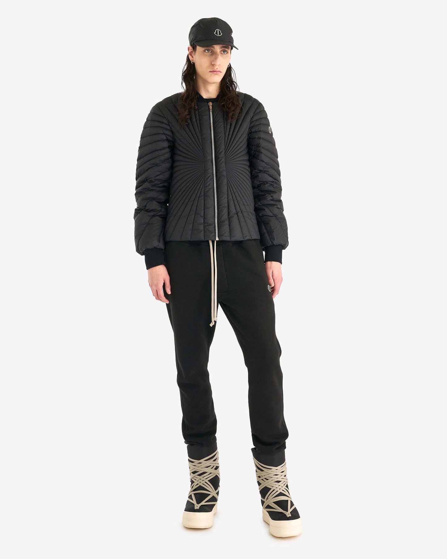 Rick Owens Men's Jackets Moncler Radiance Flight Jacket in Black