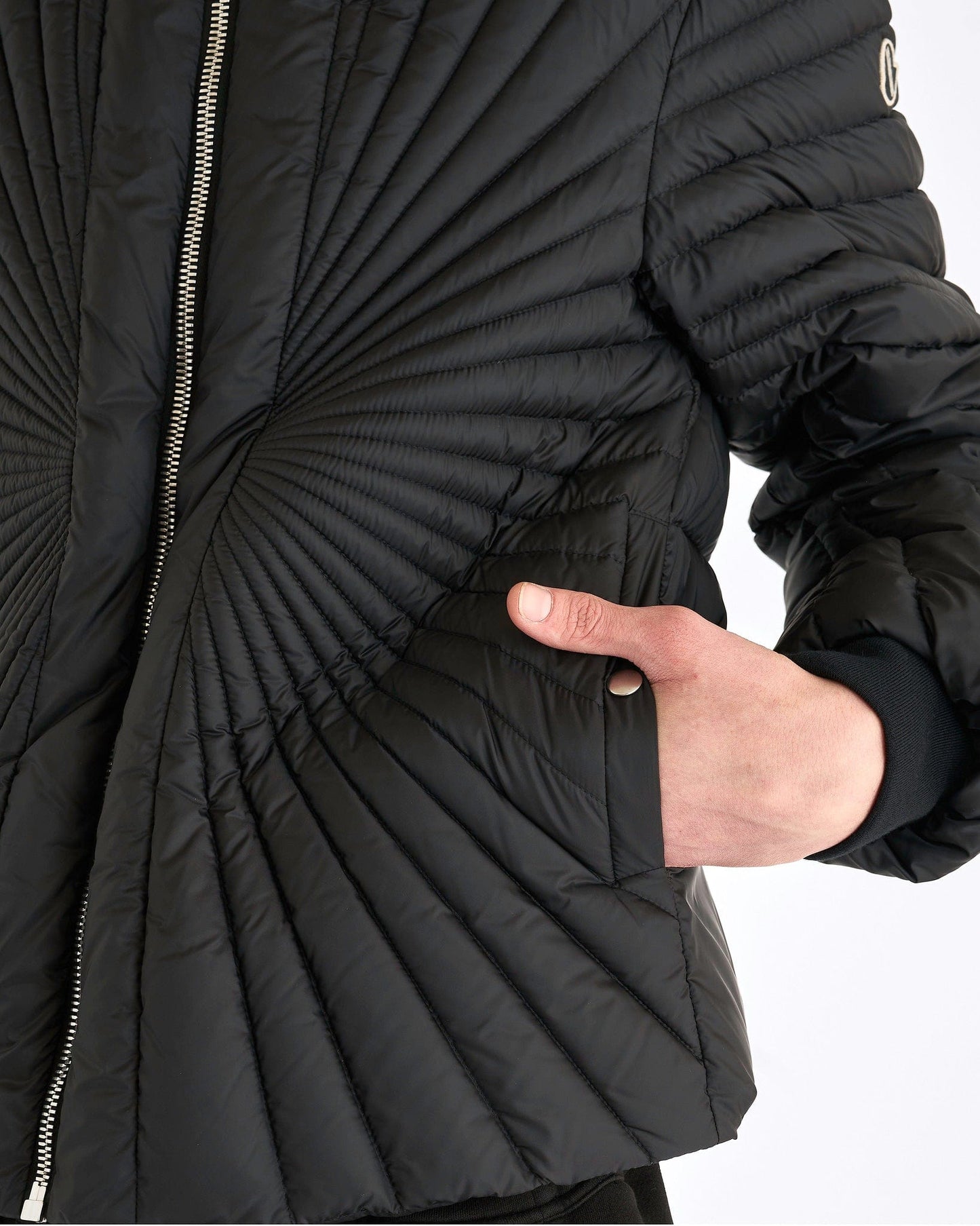 Rick Owens Men's Jackets Moncler Radiance Flight Jacket in Black