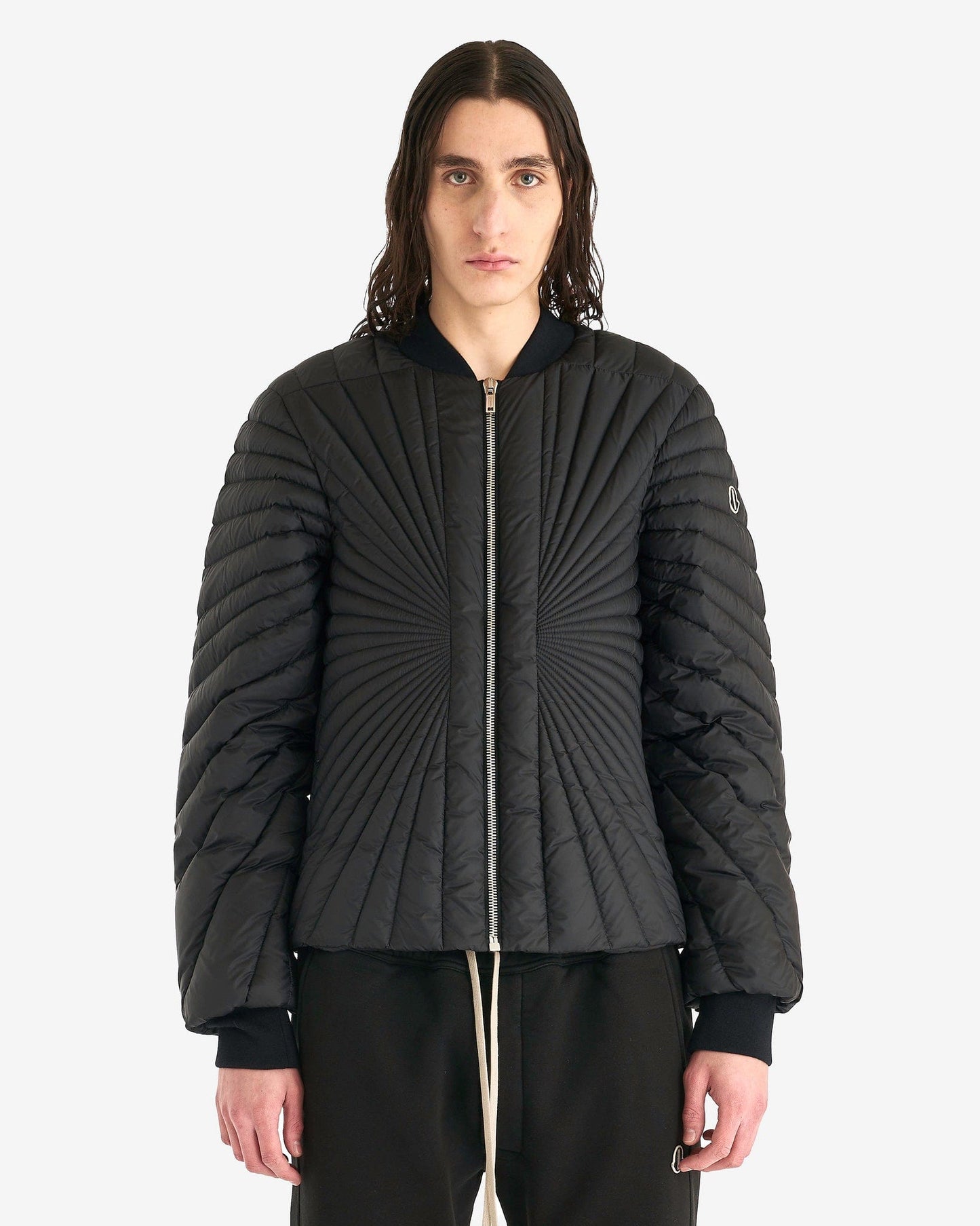 Rick Owens Men's Jackets Moncler Radiance Flight Jacket in Black