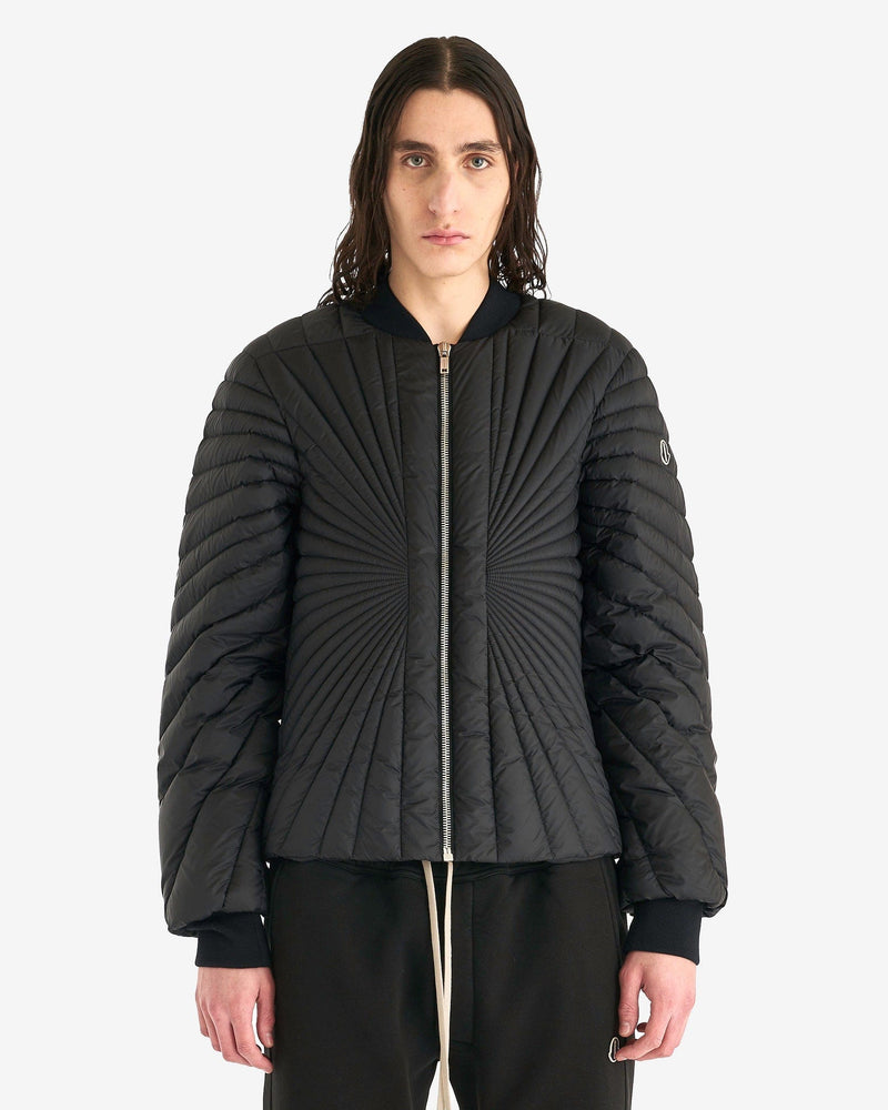 Rick Owens Men's Jackets Moncler Radiance Flight Jacket in Black