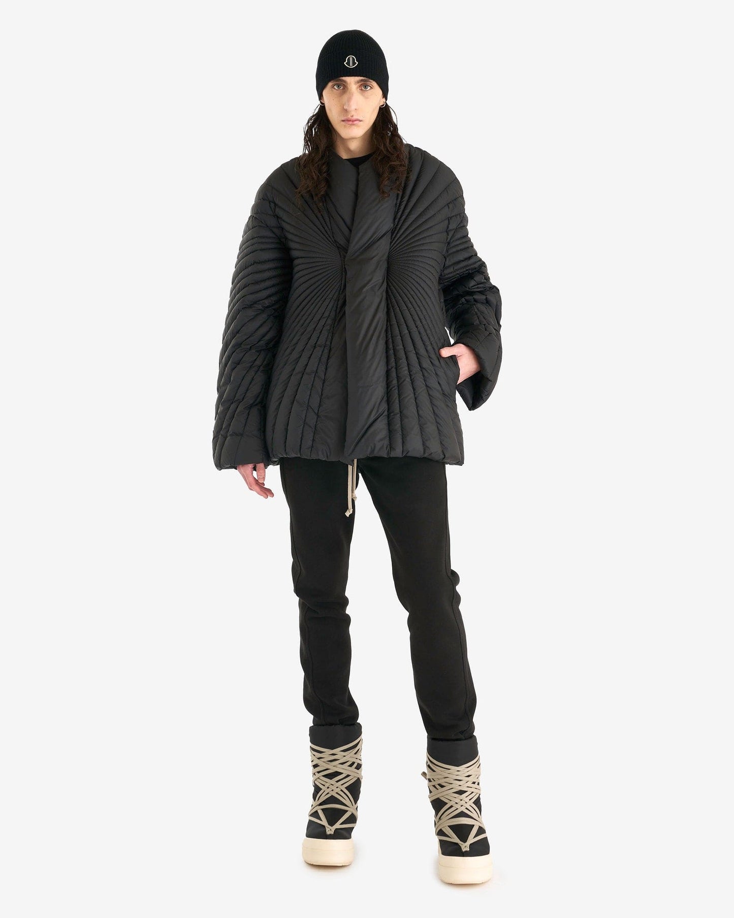Rick Owens Men's Jackets Moncler Radiance Jacket in Black