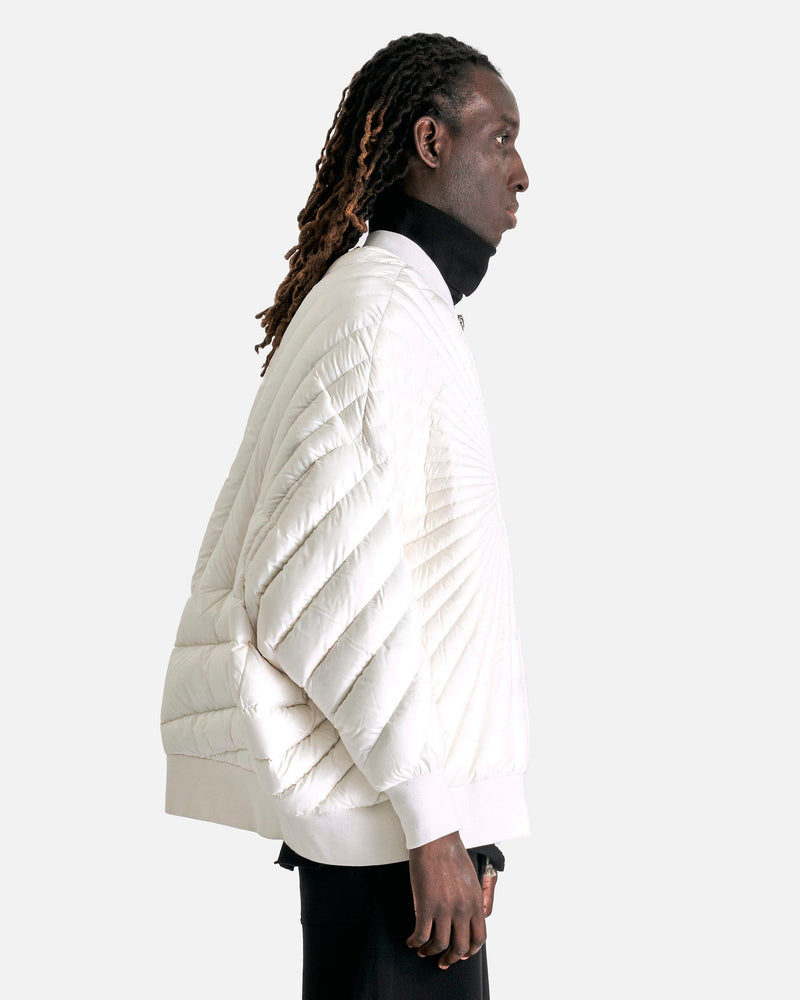 Rick Owens Men's Jackets Moncler Radiance Peter Jacket in Milk