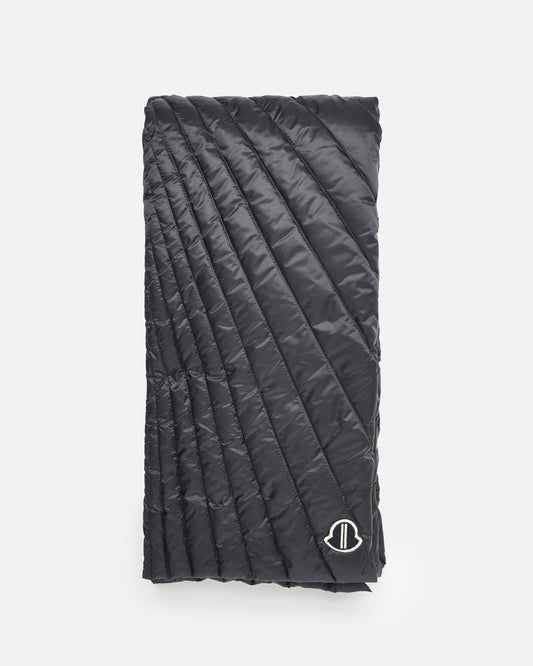 Rick Owens Scarves O/S Moncler Radiance Scarf in Black