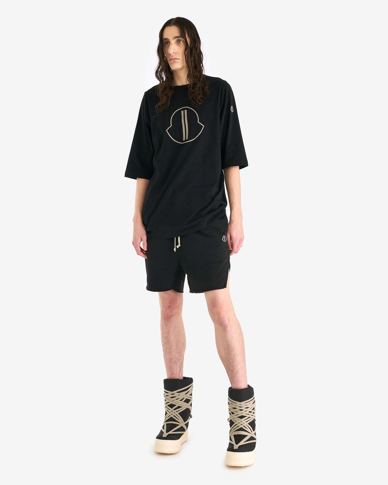 Rick Owens Men's T-Shirts Moncler SS Level T in Black