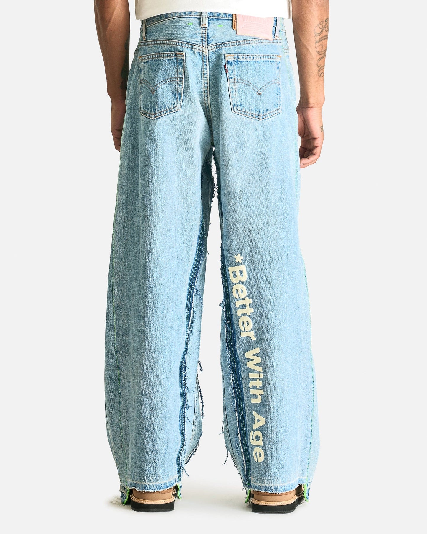 Better With Age Men's Jeans Monroe Triple-Wide Denim Trouser in Indigo