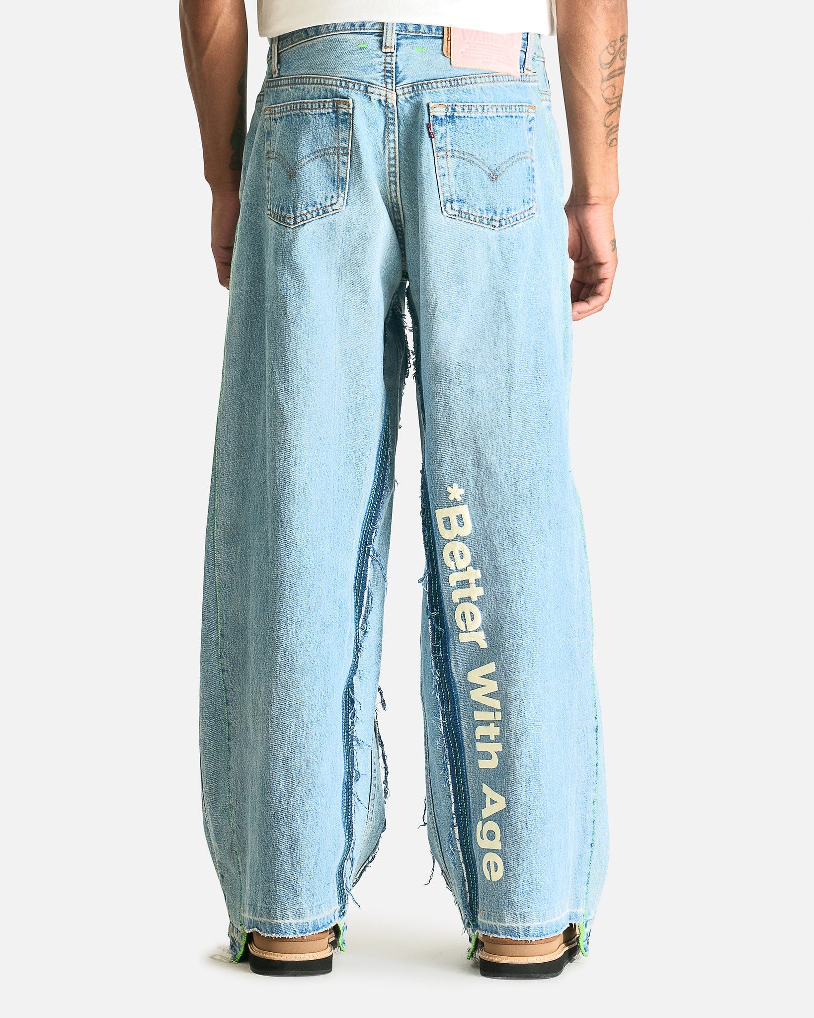 Better With Age Men's Jeans Monroe Triple-Wide Denim Trouser in Indigo