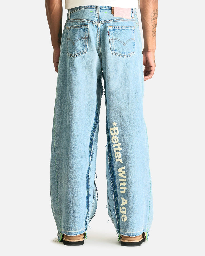 Better With Age Men's Jeans Monroe Triple-Wide Denim Trouser in Indigo