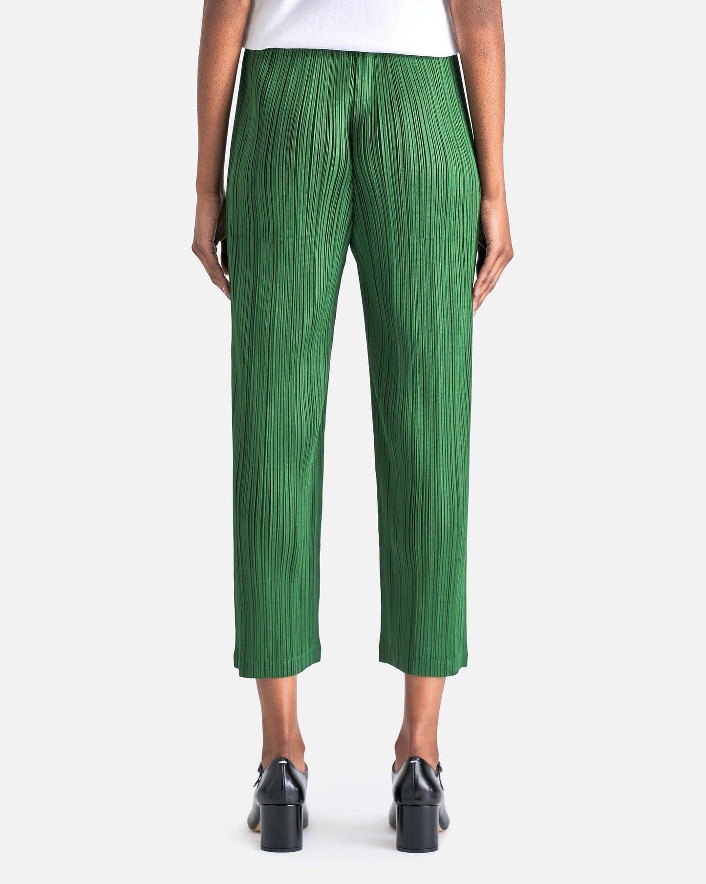 Pleats Please Issey Miyake Women Pants Monthly Colors: February Pants in Green