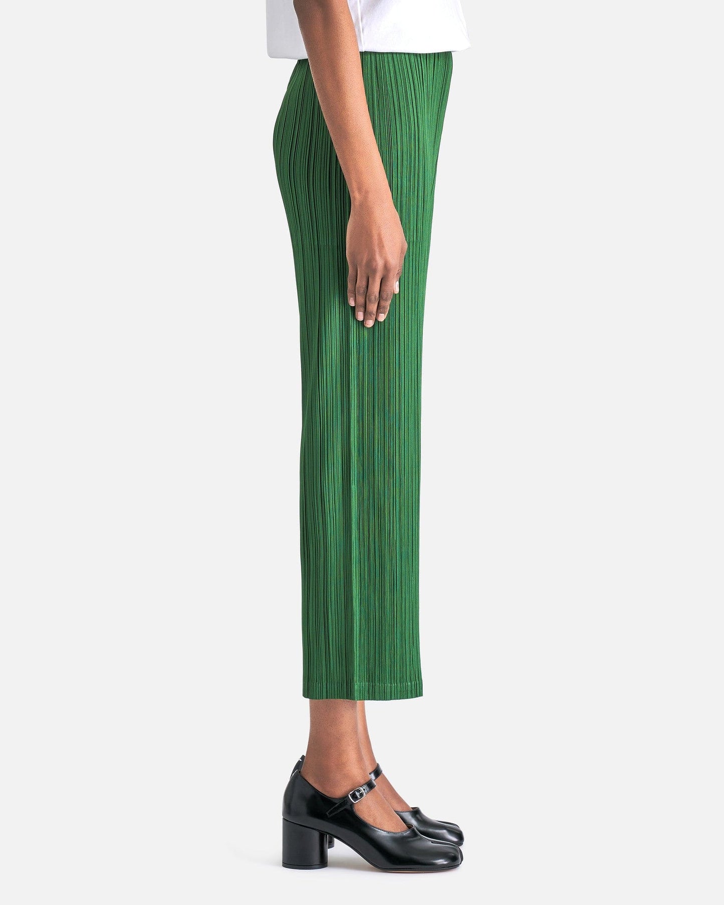 Pleats Please Issey Miyake Women Pants Monthly Colors: February Pants in Green