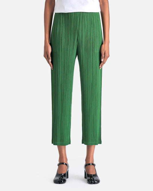Pleats Please Issey Miyake Women Pants Monthly Colors: February Pants in Green