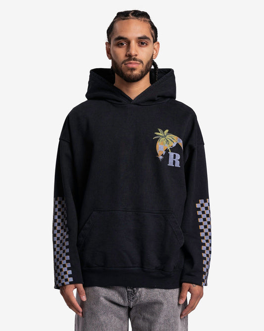 Rhude Men's Sweatshirts Moonlight Tropics Hoodie in Vintage Black