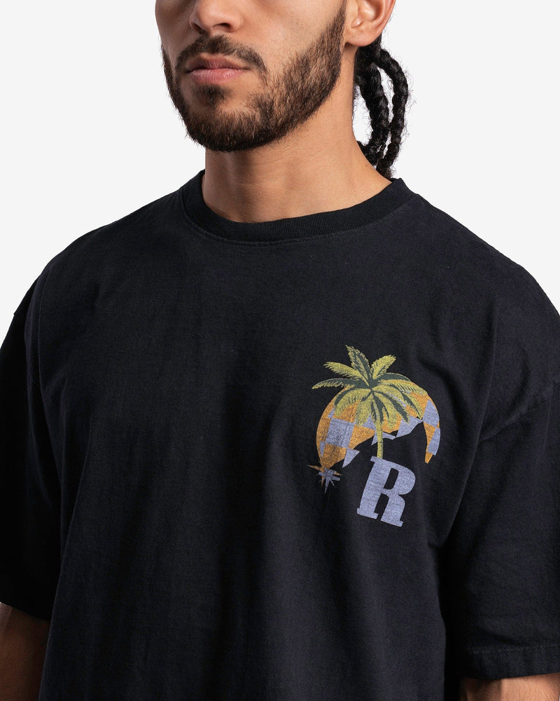 Rhude Men's T-Shirts Moonlight Tropics T-Shirt in Vintage Black