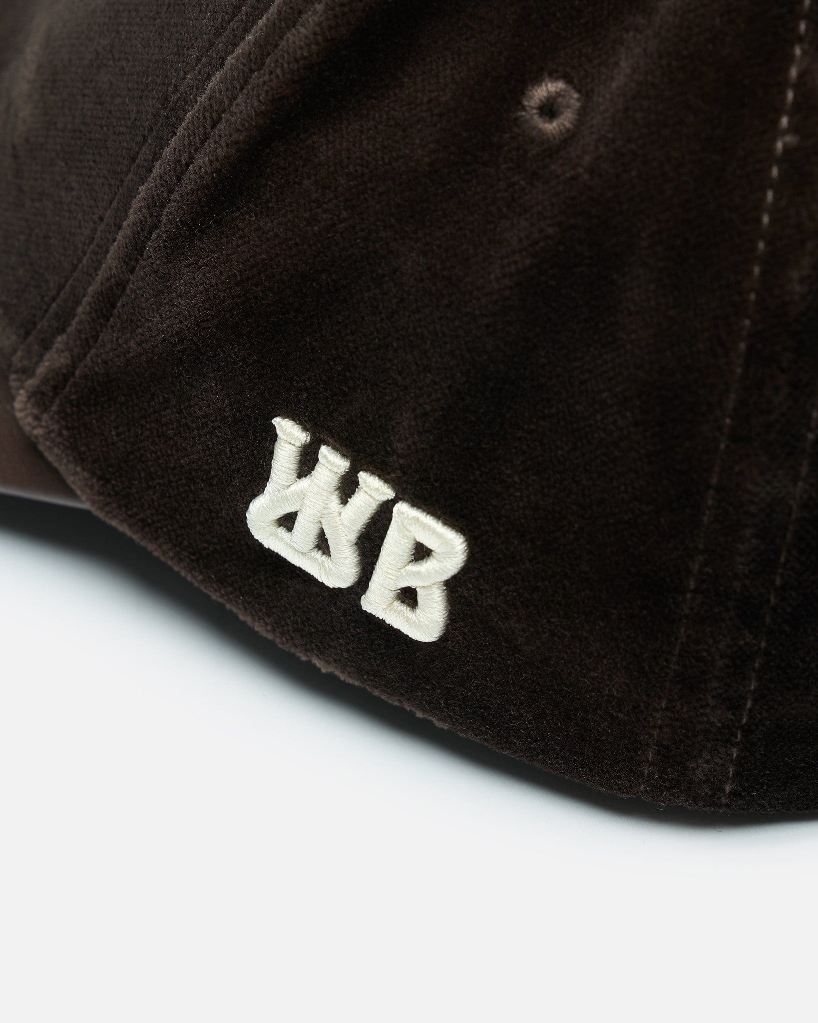 Wales Bonner Men's Hats OS Morning Cap in Dark Brown