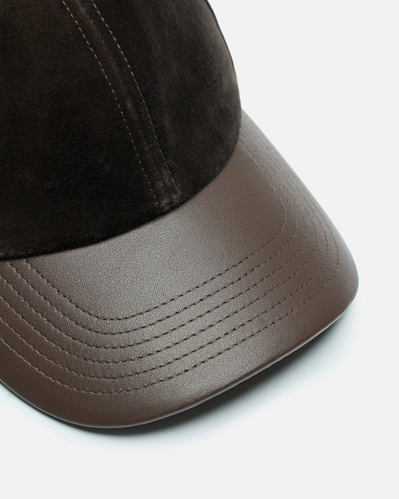 Wales Bonner Men's Hats OS Morning Cap in Dark Brown