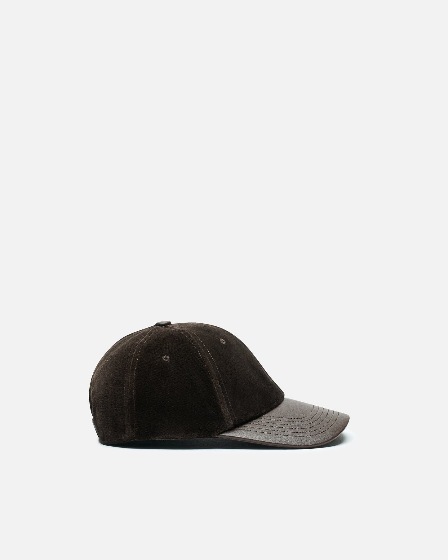 Wales Bonner Men's Hats OS Morning Cap in Dark Brown