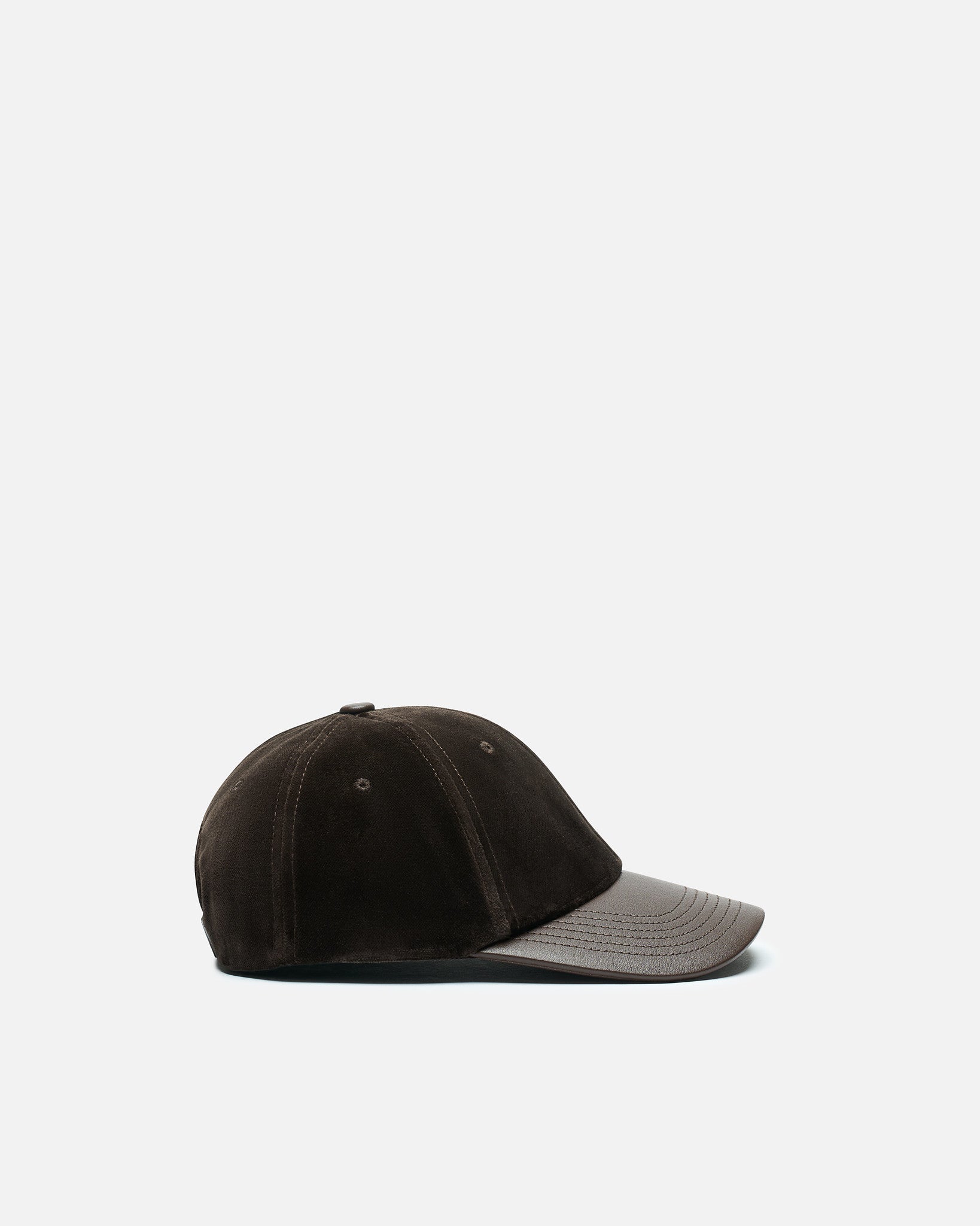 Wales Bonner Men's Hats OS Morning Cap in Dark Brown