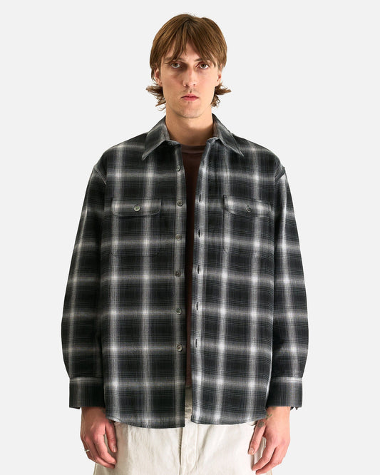 Our Legacy Men's Shirts Moss Shirt in Shadow Trial Check