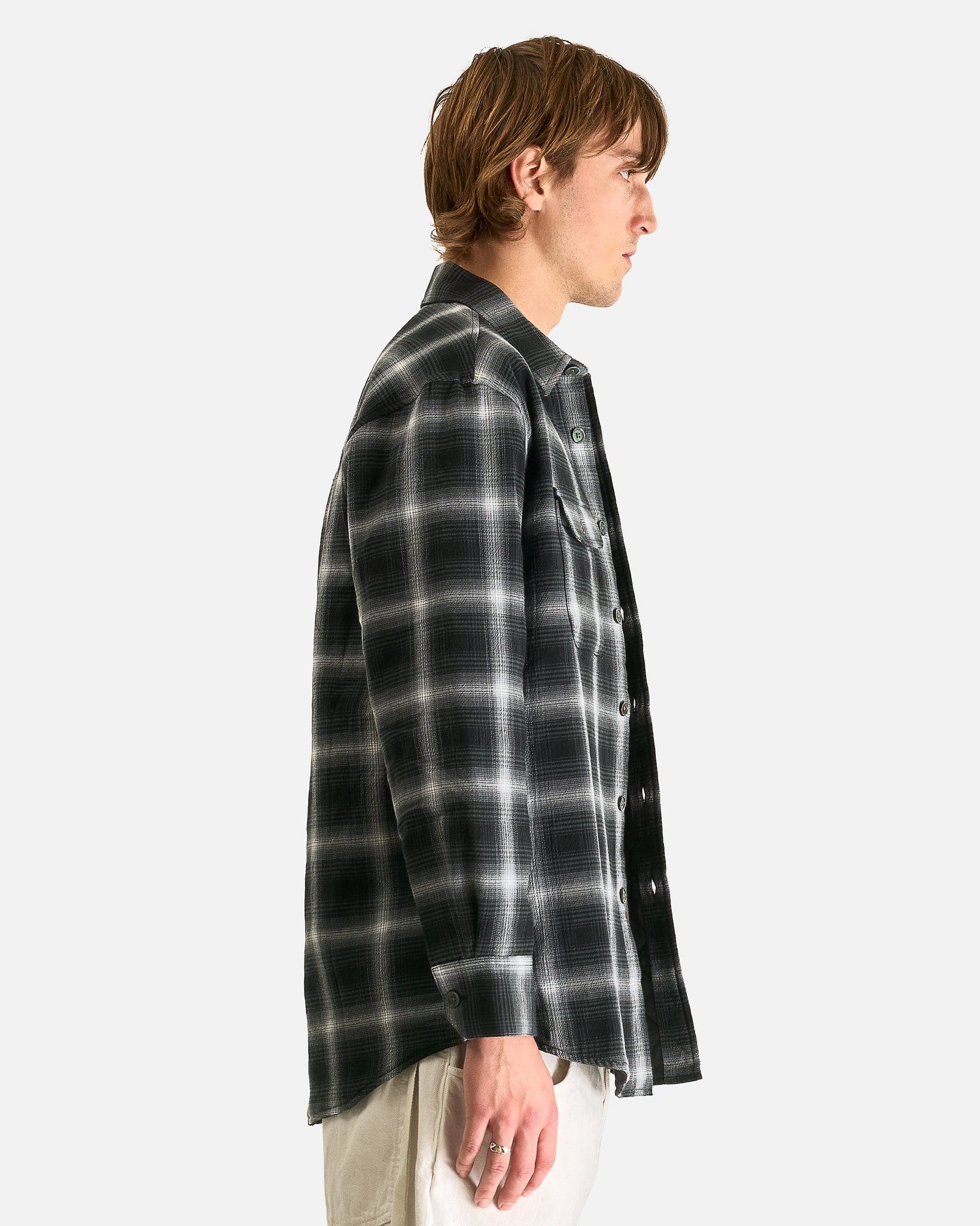 Our Legacy Men's Shirts Moss Shirt in Shadow Trial Check