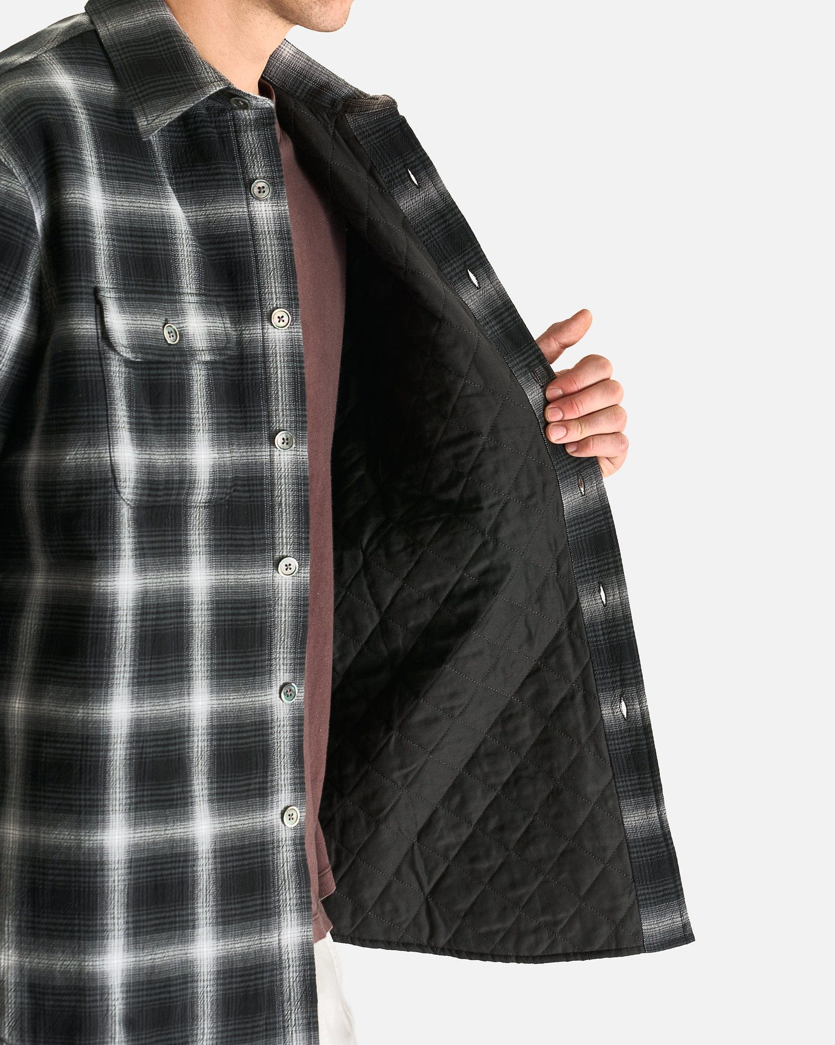 Our Legacy Men's Shirts Moss Shirt in Shadow Trial Check