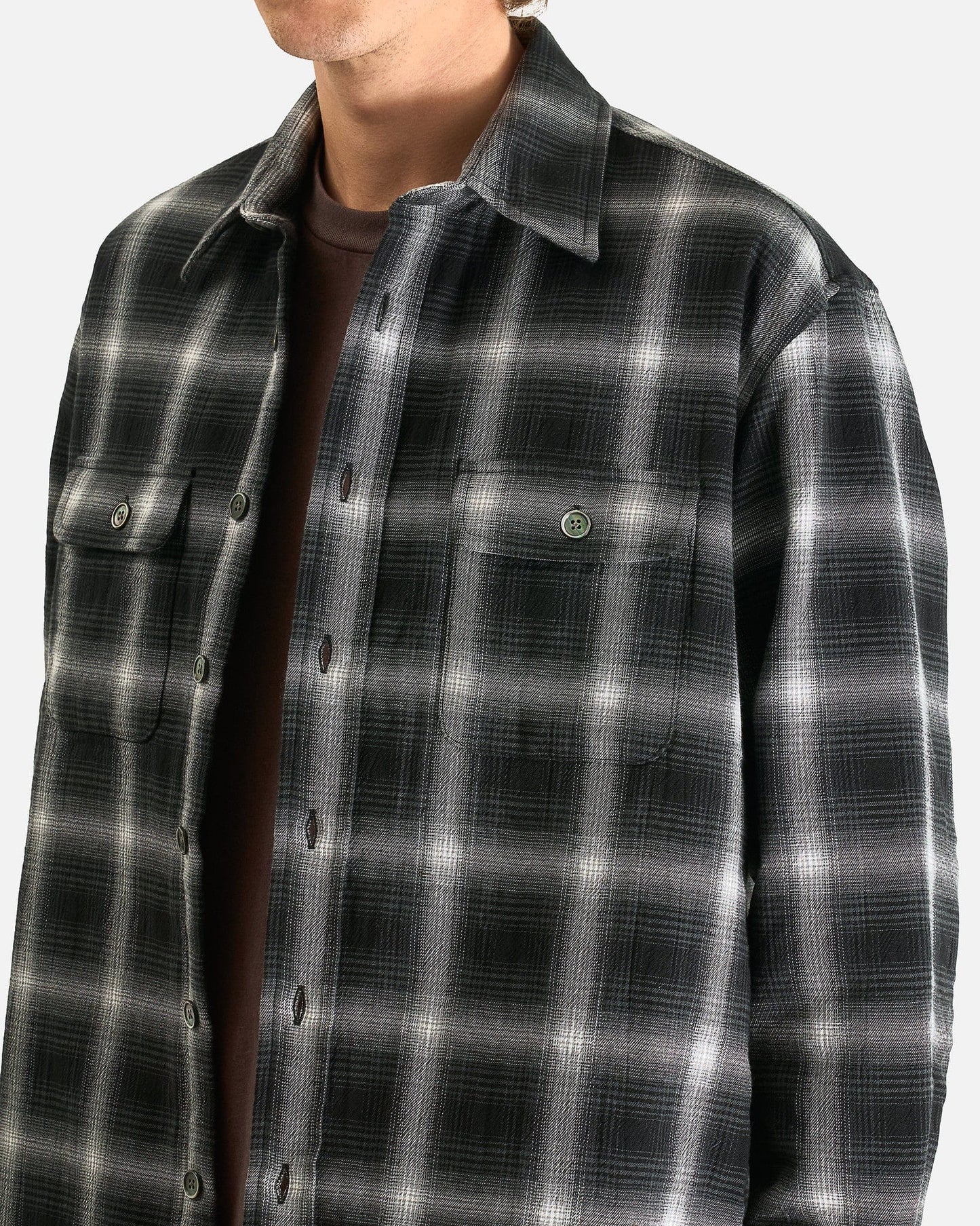Our Legacy Men's Shirts Moss Shirt in Shadow Trial Check