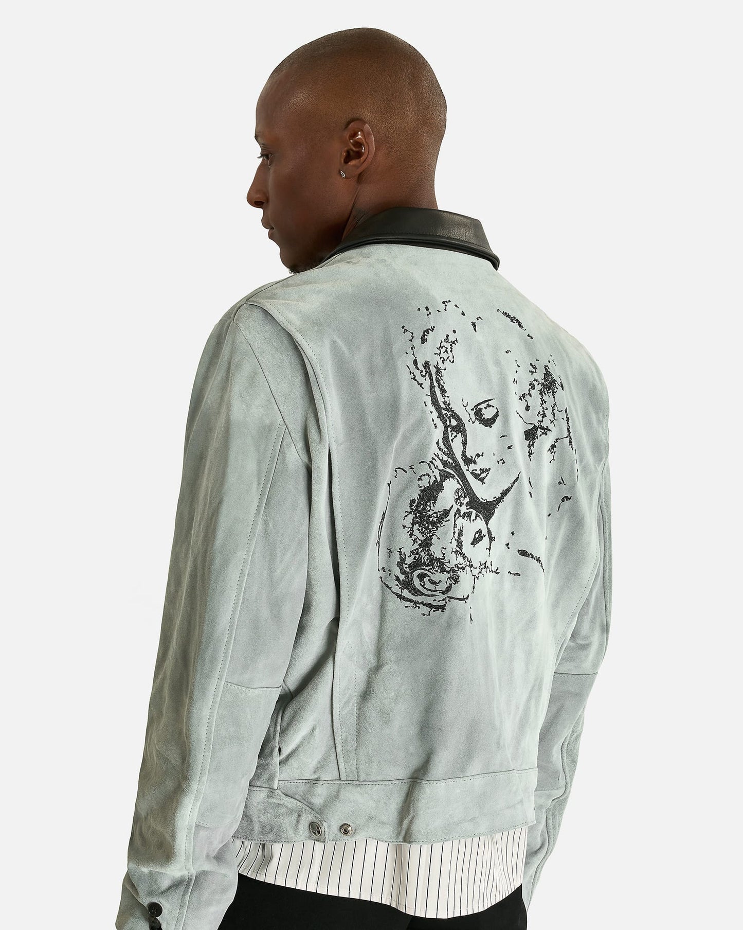 Enfants Riches Deprimes Men's Jackets Mother and Child Jacket in Light Grey/Black