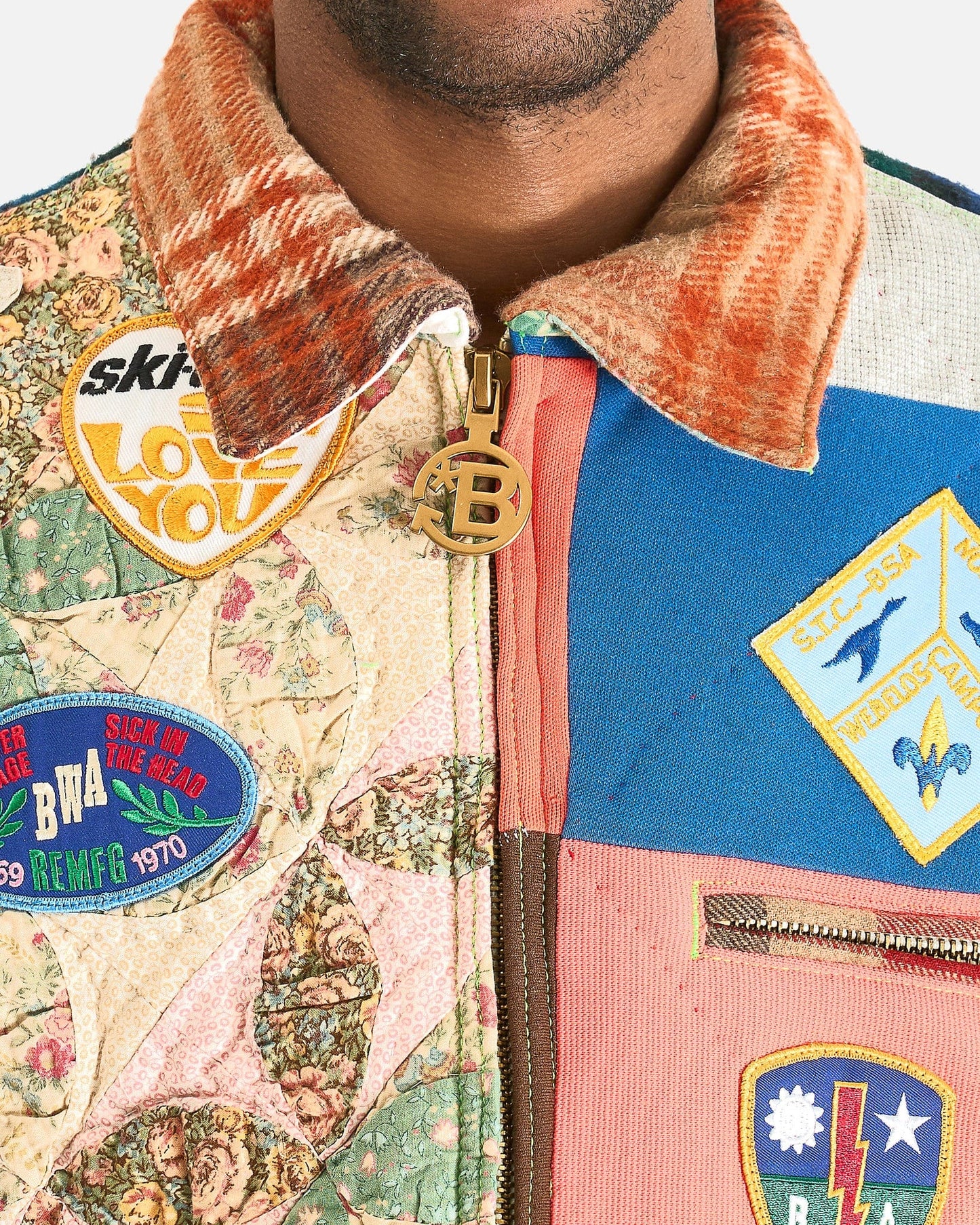 Better With Age Men's Jackets Motor City Blanket Jacket in Multi