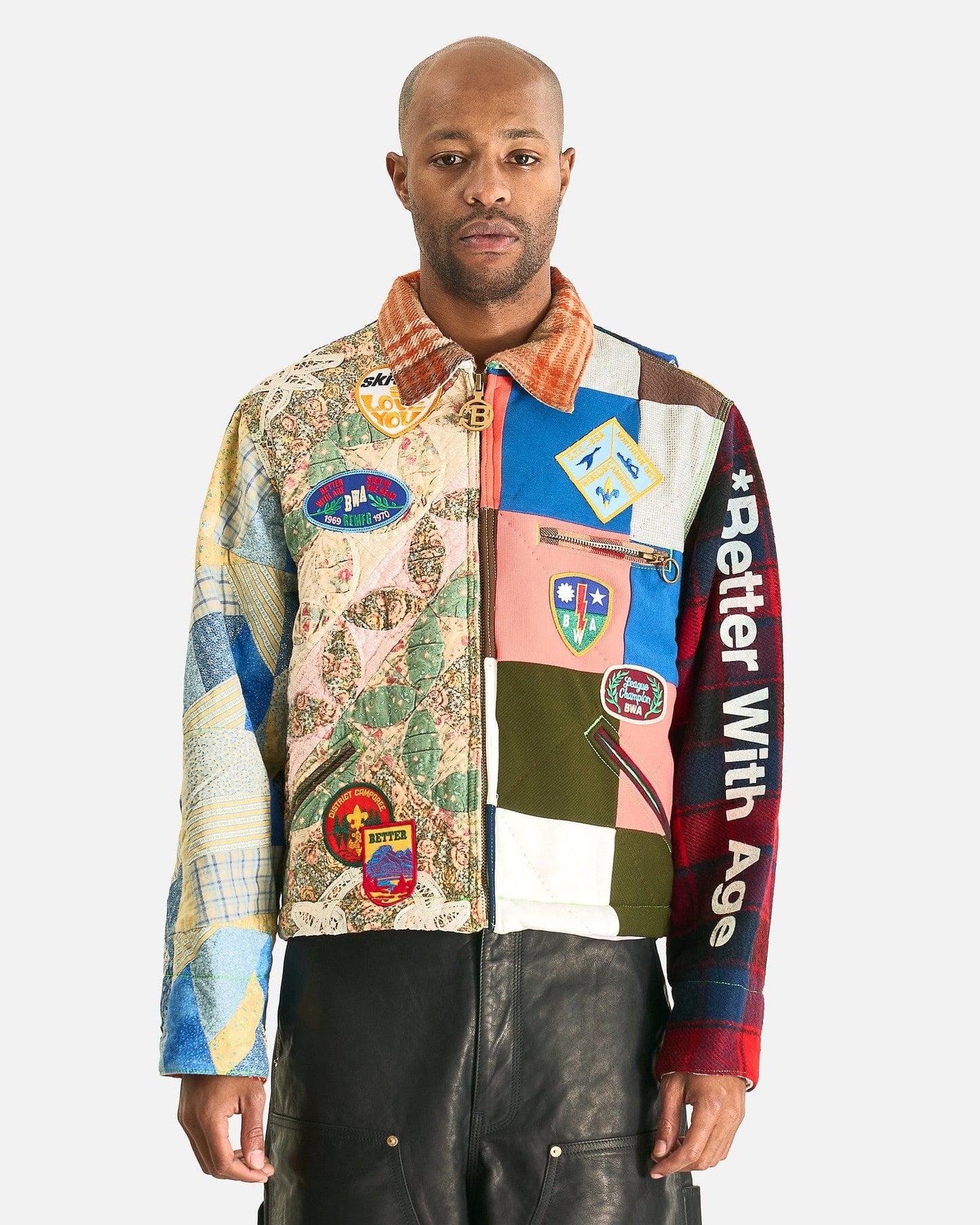 Better With Age Men's Jackets Motor City Blanket Jacket in Multi