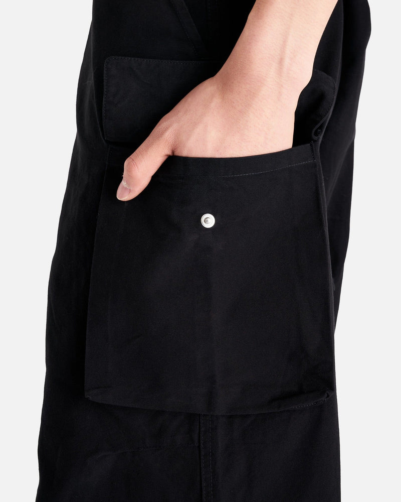 Our Legacy Men's Pants Mount Cargo in Black Canvas