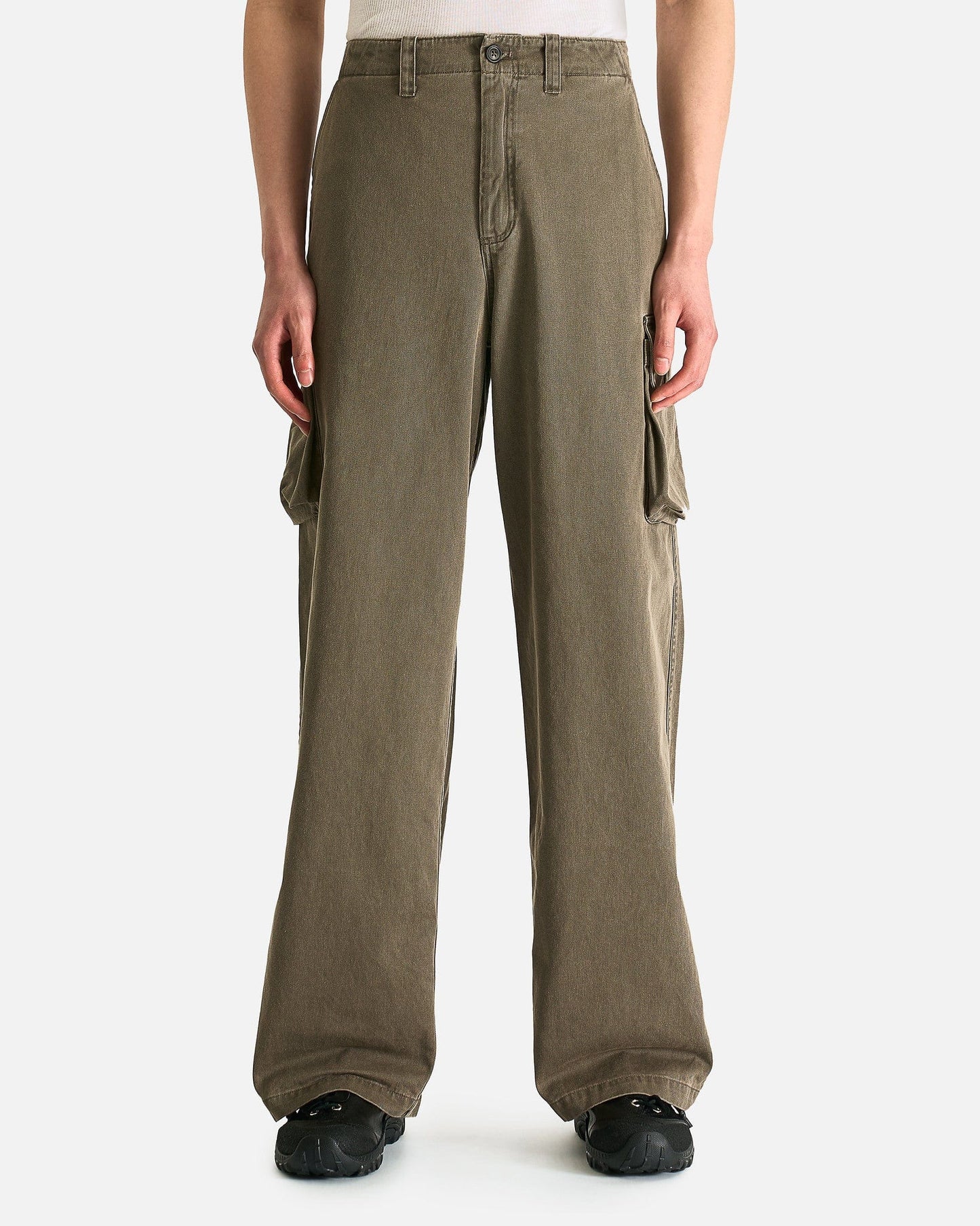 Our Legacy Men's Jeans Mount Cargo in Ditch Wash Out Twill
