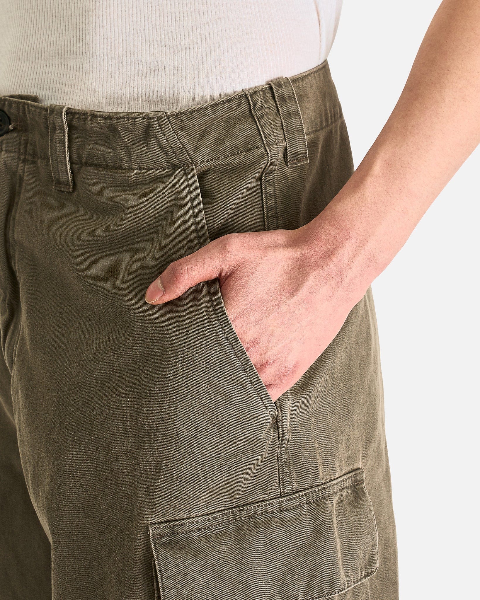 Our Legacy Men's Jeans Mount Cargo in Ditch Wash Out Twill