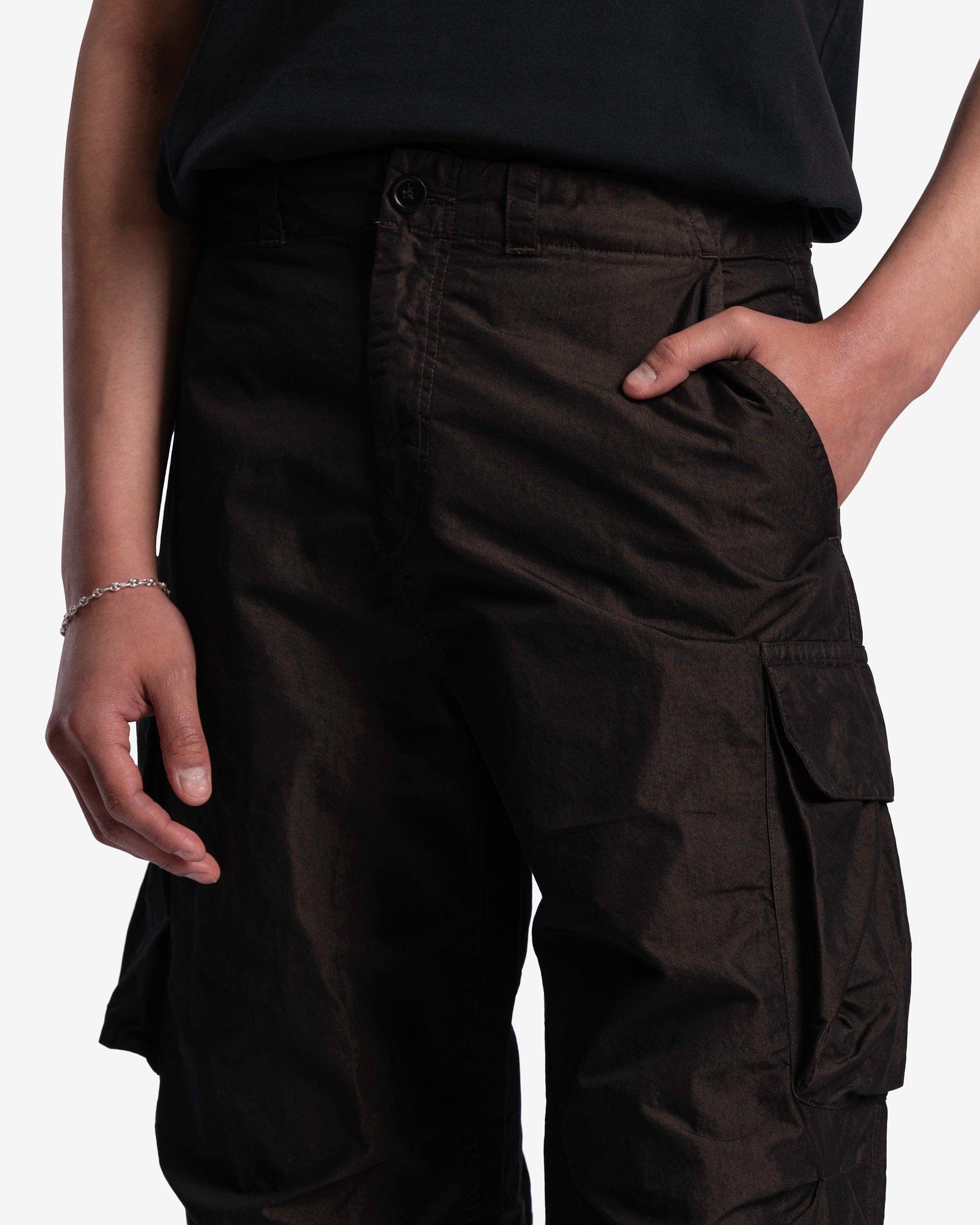 Our Legacy Men's Pants Mount Trouser in Black high Twist Solaro