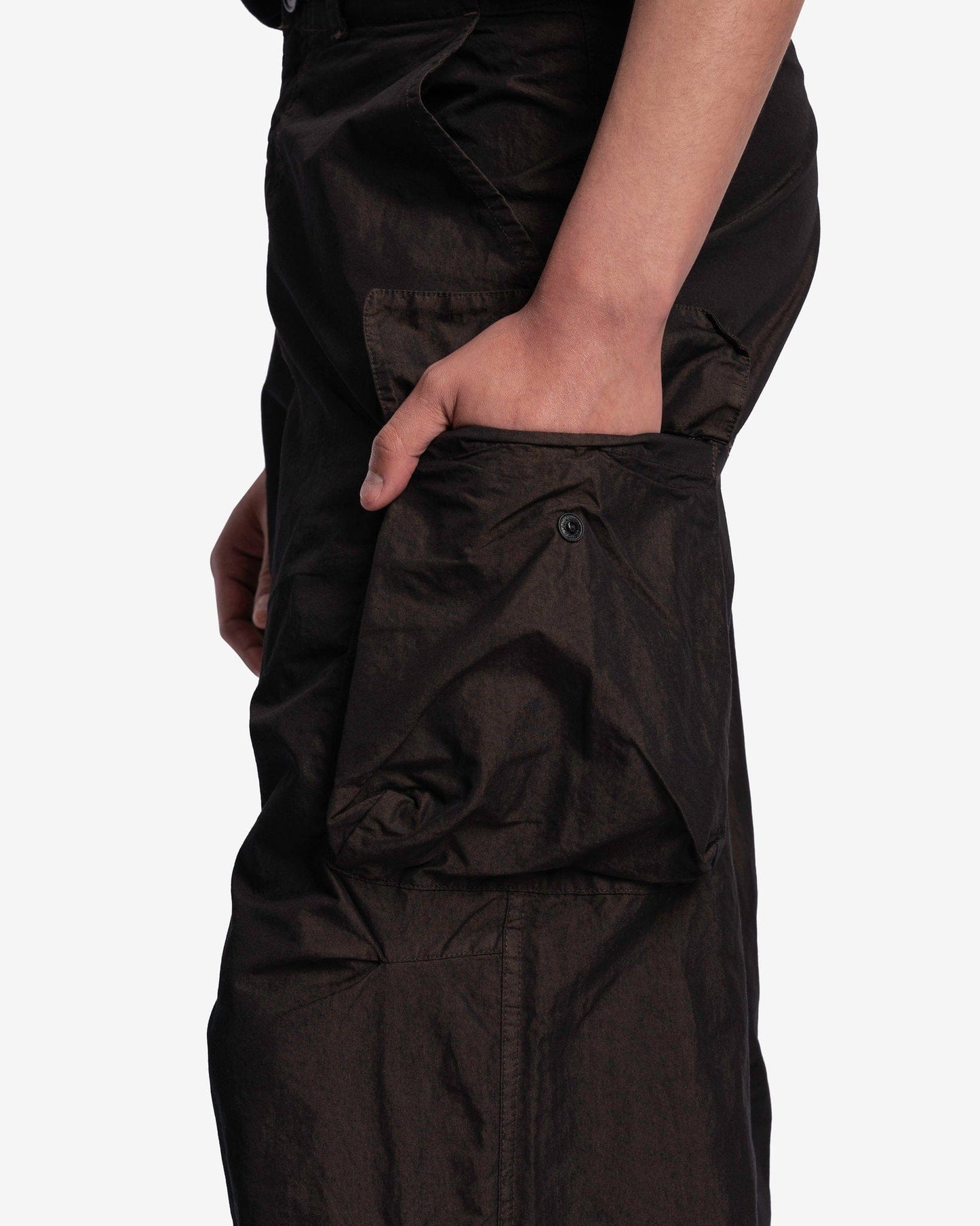 Our Legacy Men's Pants Mount Trouser in Black high Twist Solaro