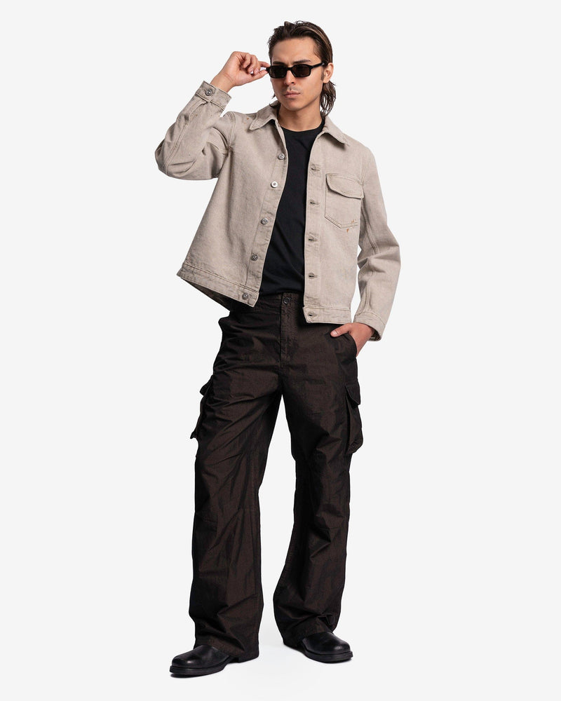 Our Legacy Men's Pants Mount Trouser in Black high Twist Solaro