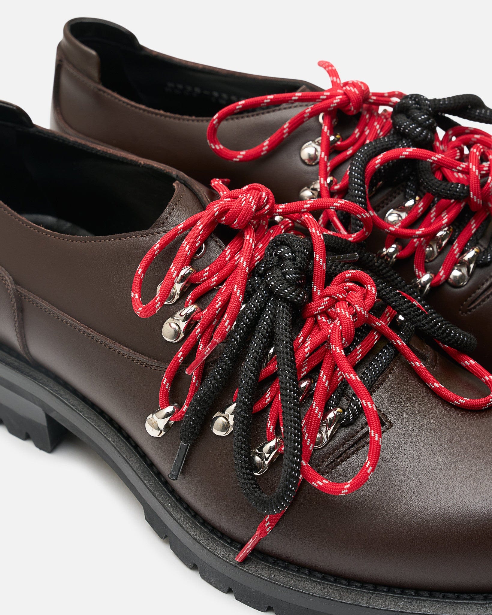 NAMACHEKO Men's Shoes Mountain Derby in Ganache