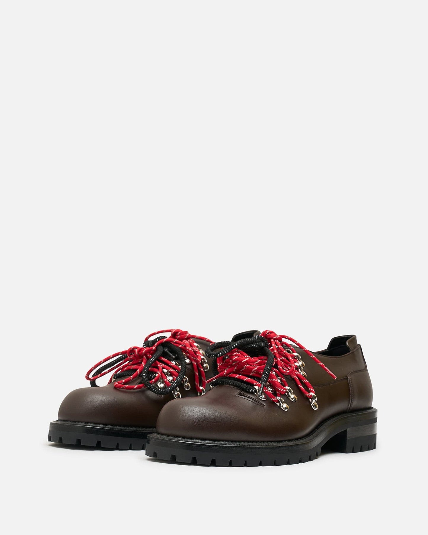 NAMACHEKO Men's Shoes Mountain Derby in Ganache
